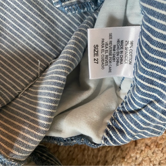 Design Lab pinstripe ankle length skinny jeans - Picture 6 of 7